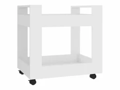 Online Carrito de escritorio madera contrachapada 60x45x60 cm ES365482 Blanco