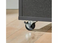 Sobuy Carrito de Servicio Camarera Multiusos Mueble con Estante Lateral Puertas Cajones Porta Paños de Cocina 82 x 46 x 88 cm FKW113-SCH ES