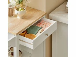 Outlet Carrito de Servir, estantería de Cocina, Carrito de Cocina móvil,FKW46-WN ES Mueble Camarera