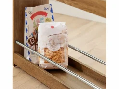 Sale Carrito Multiuso con 4 Ruedas y 4 Bandejas Carrito Estrecho para Cocina y Baño Marrón 60 x 18,5 x 81 cm NSR01-PF ES Estantería Sobre Inodoro
