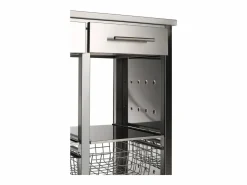 Don Hierro Carro de cocina, Carro Verdulero doble - 92*72,5*45,5cm – MALMÖ INOX Plateado