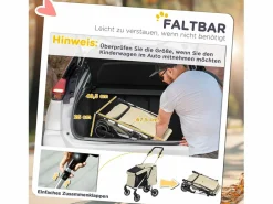 Discount Carro plegable para perros y gatos fabricado en aluminio, ligero y resistente, poliéster, color (80x48,5x106cm) Transportín De Paseo Para Animales