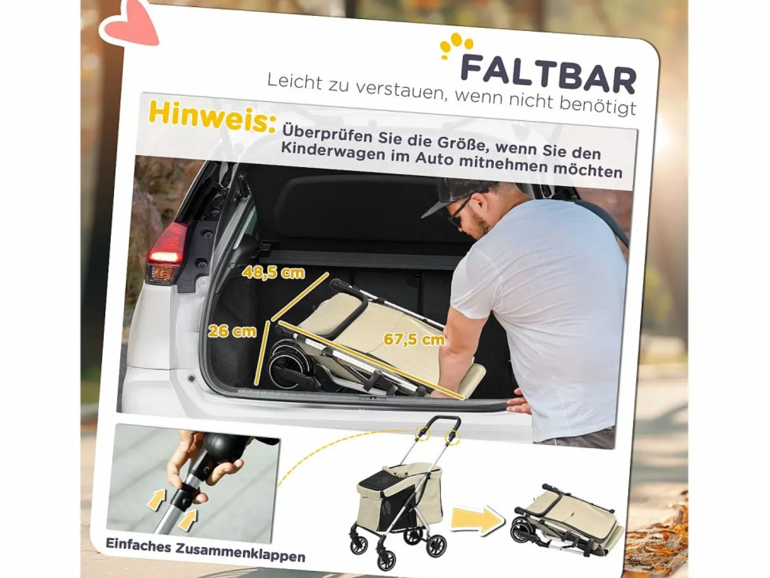 Discount Carro plegable para perros y gatos fabricado en aluminio, ligero y resistente, poliéster, color (80x48,5x106cm) Transportín De Paseo Para Animales