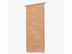 New Casa armario para exteriores de madera para herramientas de jardín Smew Color natural claro