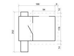 Best Casa de juegos para niños con tobogán - 1.1m² - M550A Cabaña Infantil
