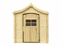 Timbela Casa de madera para niños con suelo - L112xL146xA152 cm/ 1.1m² - M550