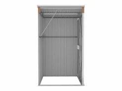 Clearance vidaxl Caseta de jardín adosada Marru00f3n