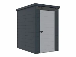 Discount Soana Caseta de jardín box en polipropileno 130x190x196cm de exterior Nemi Multicolor