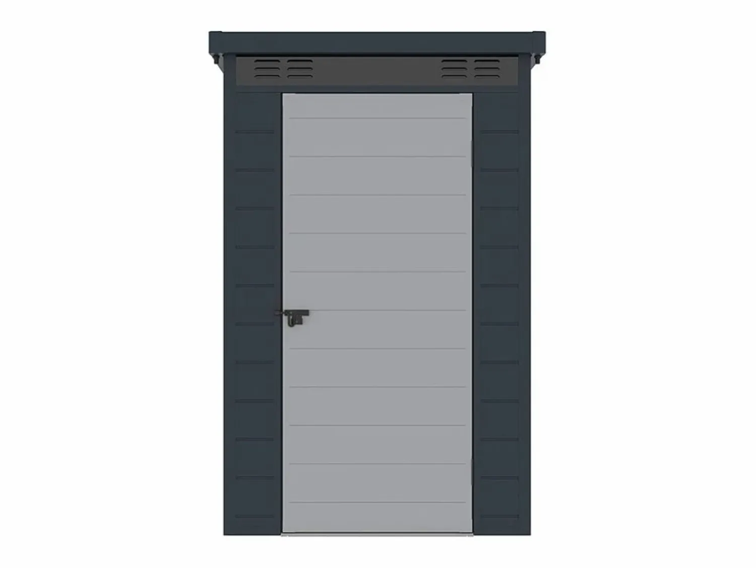 Discount Soana Caseta de jardín box en polipropileno 130x190x196cm de exterior Nemi Multicolor