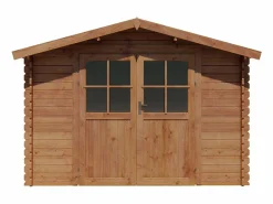 EXPERTLAND Caseta de jardín de madera tratado con autoclave 9,91 m² de 28 mm de grosor HORTUSA