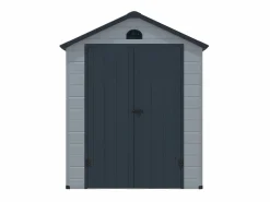 Online EXPERTLAND Caseta de jardín de resina gris - superficie 5.32m² - CESIO Gris claro / Gris antracita
