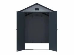 Online EXPERTLAND Caseta de jardín de resina gris - superficie 5.32m² - CESIO Gris claro / Gris antracita