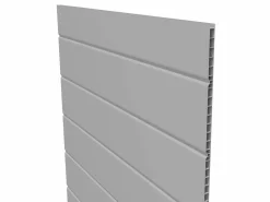 Online EXPERTLAND Caseta de jardín de resina gris - superficie 5.32m² - CESIO Gris claro / Gris antracita