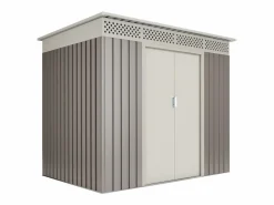 New Hoggar Caseta de jardín metálica Nykop 3,02m2 - 10 años garantía - 142 x 213 x 184 cm. Cobertizo jardin Topo