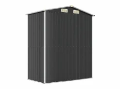 vidaxl Caseta de jardín 192x108x223 cm acero galvanizado antracita