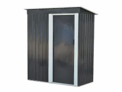 Discount Caseta jardín acero galvanizado BIRON puerta corredera 1.1m² Caseta De Jardín