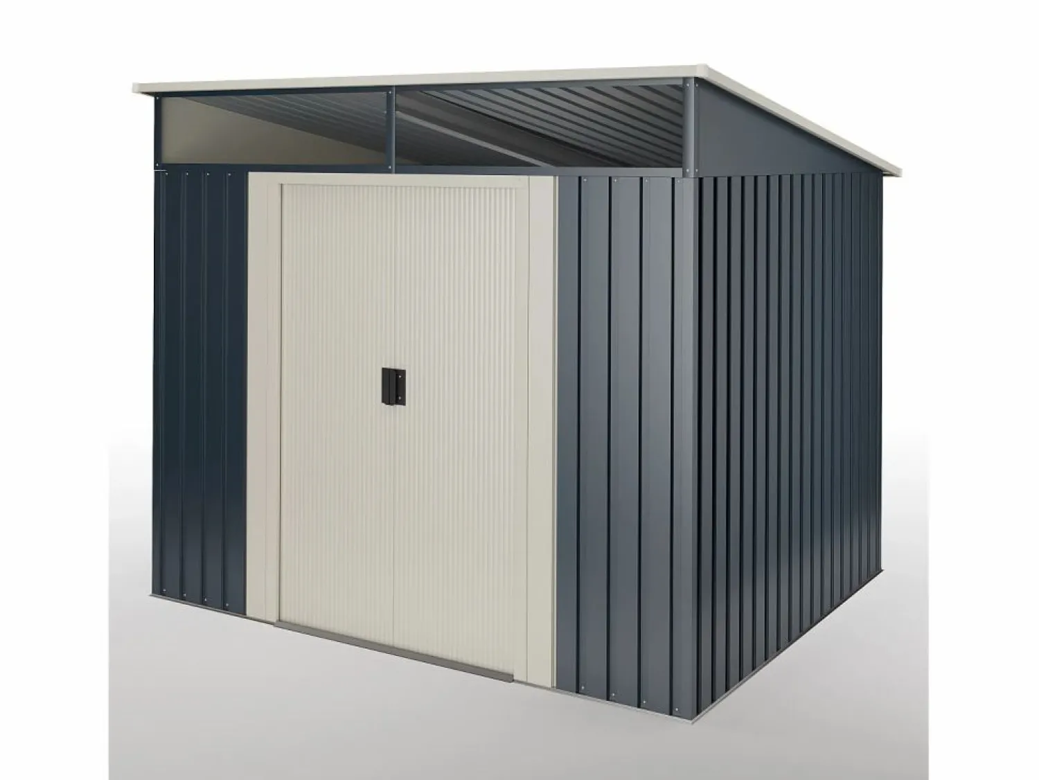 Wasabi Caseta metal Stark 4,6m2 - 10 años de garantía - 194x239x203cm. Cobertizo jardin