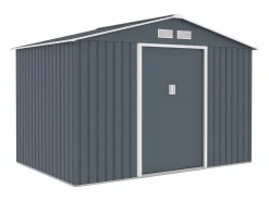New Habitat et jardin Caseta metálica de jardín "Vegas II" - 5,29 m² - Gris