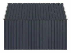 Online EXPERTLAND Caseta para 3 cubos de basura de acero galvanizado antracita, Ancho 237 x Prof. 101 x Alt. 131 cm, ILARIO Gris antracita