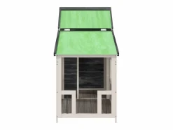 Discount Clicnbuy Caseta para perros madera maciza de pino 143x60,5x109 cm Gris