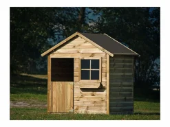 Discount Habitat et jardin Casita de Madera "Coccinelle" Marru00f3n