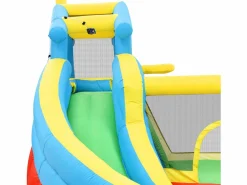 Hot Hauss Spole Castillo hinchable 5 en 1 para niños con tobogán y piscina - Tejido Oxford 364x315x239 cm Azul