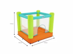 Hot Castillo Hinchable Saltador 194x175x170 cm con Bomba de Hinchado Continuo Castillo Hinchable