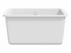 Outlet Garden Furniture Catherine Fregadero de cocina con un seno granito Blanco