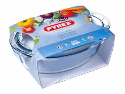 Hot Cazuela Classis Vidrio 4,1L ovalada con tapa 10x20x33 cm Material Y Utensilios De Cocina