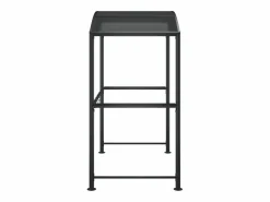 Outlet Cenador barbacoa y estantes laterales antracita 210x114x230cm acero Gris