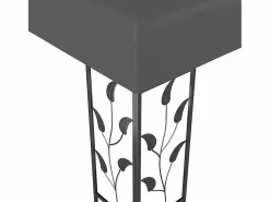 Clearance Cenador con doble techo y luces LED 3x4 m Antracita Cenador Y Quiosco