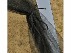 Clearance Cenador de jardín con mosquitera, estructura de metal, poliéster, (300x300x245 cm) Gris
