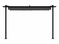 Best Cenador de pared de acero color antracita Pérgola