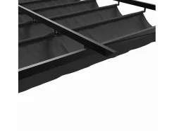 Best Cenador de pared de acero color antracita Pérgola