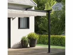 Hot Cenador de pared de acero color Pérgola