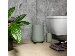 Outlet Cepillo de baño de gres y acero Verde