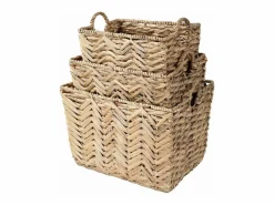 Calicosy Cesta alta de jacinto de agua - L46cm x A32 cm
