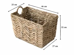 Calicosy Cesta alta de jacinto de agua - L46cm x A32 cm