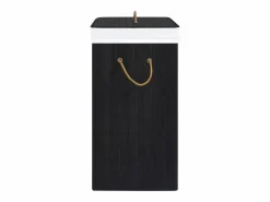 Clearance Cesta de lavandería de una sola sección de bambú Cesto De Ropa