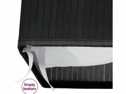 Clearance Cesta de lavandería de una sola sección de bambú Cesto De Ropa