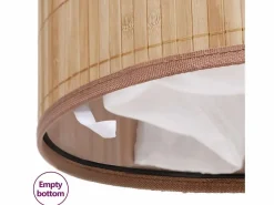 Cesta de lavandería ovalada de bambú natural Cesto De Ropa