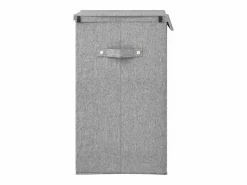 Clearance Cesta de ropa plegable 51x34,5x59 cm Tejido de lino sintético Cesto De Ropa