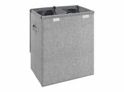 Clearance Cesta de ropa plegable 51x34,5x59 cm Tejido de lino sintético Cesto De Ropa