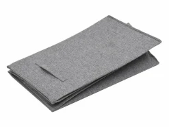 Clearance Cesta de ropa plegable 51x34,5x59 cm Tejido de lino sintético Cesto De Ropa