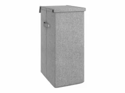 Cesta de ropa plegable 26x34,5x59,5 cm Tejido de lino sintético
