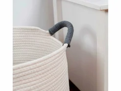 Cesta multiusos MOA Vinthera blanco/ Ø31x38 cm
