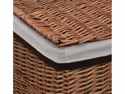 Online Cesta para la ropa de sauce marrón Marru00f3n