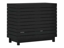 Cesta para la ropa 88,5x44x76 cm madera maciza de pino