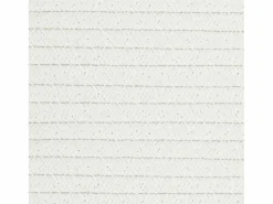 Cesta para ropa beige y blanca Ø55x36 cm algodón