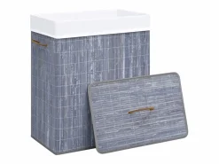 Best Cesta para ropa de una sola sección de bambú 83 L Cesto De Ropa